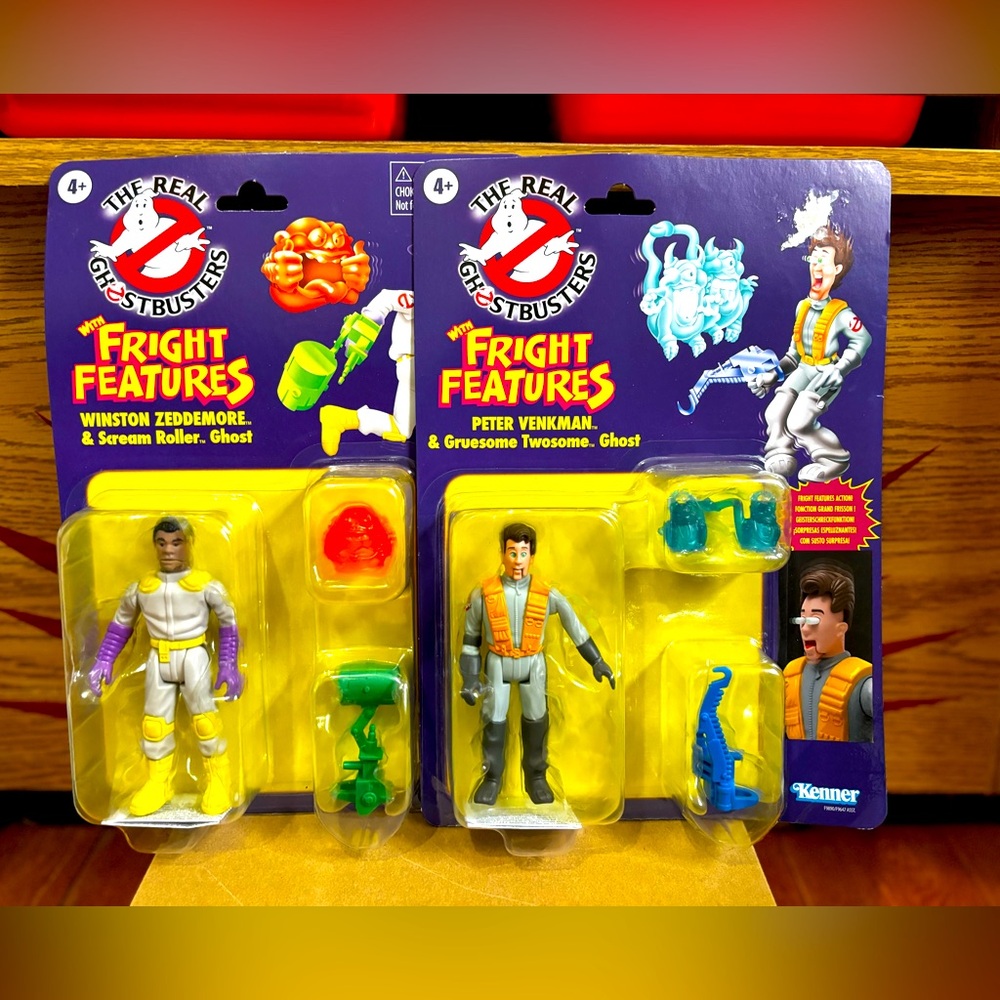 The Real Ghostbusters: Winston Zeddemore & Peter Venkman Figures
